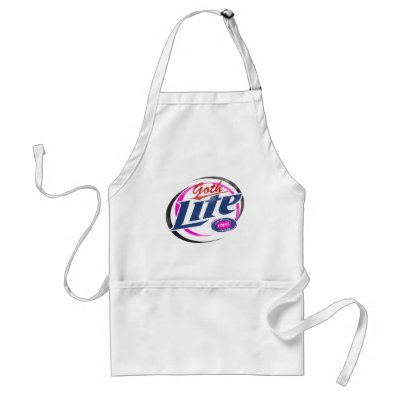 Goth Lite - Emo Alternative Grunge Rock Punk Aprons by RAWRoutloud
