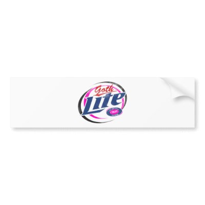 Goth Lite - Emo Alternative Grunge Rock Punk Bumper Stickers by RAWRoutloud