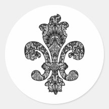 Goth noir et blanc adhésifs