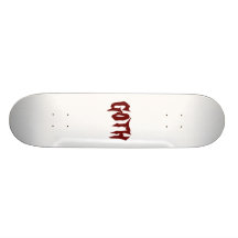 goth skate board