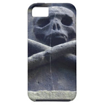 Goth skull skeleton bones iPhone 5 cover