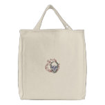 Goth Vintage Baroque Skull Emb Tote Bag