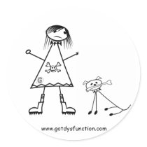 Gothgirl with dog