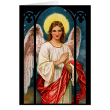 Gothic Angel Christmas Card