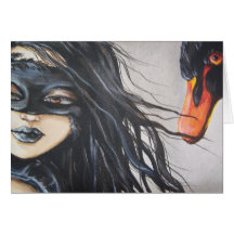 Gothic Angel Greeting Card