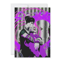 Gothic Anime Sweet 16  Personalized Announcements