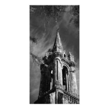 Gothic architecture customized photo card
