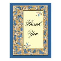 Gothic Art Customizable Thank You Postcard postcards