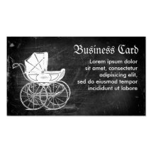 Gothic Baby Carriage Business Cards