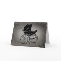 Gothic Baby Carriage Greeting Card