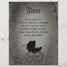 Gothic Baby Carriage Full Color Flyer