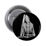 Gothic Bat Skeleton Pinback Buttons