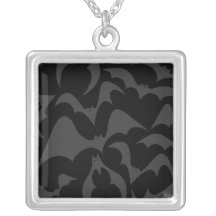 Gothic Bats Vampire Pattern Pendant
