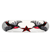 Gothic Birds Skateboard Deck