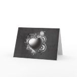 Gothic Black Heart Card