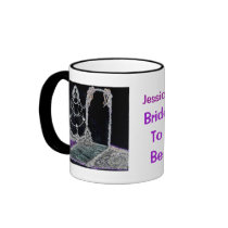 Gothic Bride To Be Personalized Mug
