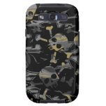 Gothic Camo Skull Samsung Galaxy Case