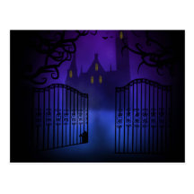 Gothic castle Post Card