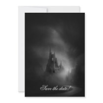 Gothic Castle Wedding Invitation