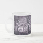 Gothic celtic cross tombstone purple version coffee mug