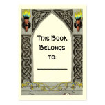 Gothic Door bookplate Business Cards