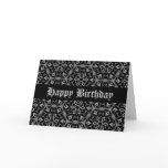 Gothic elegance Happy Birthday Card