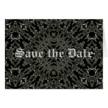Gothic elegant medieval pattern Save the Date Cards