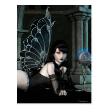 Gothic Fae Series ANNA Fantasy Art Postcard