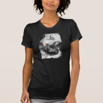 Gothic Girl Kitty T-shirts Women/Men t-shirts