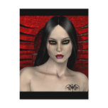 Gothic Girls No Turning Back postcard