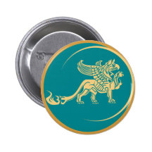 gothic gryphon pin