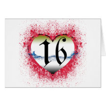 Gothic Heart 16th Cards