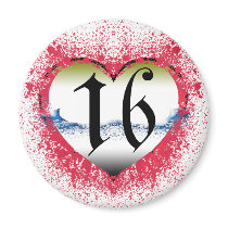Gothic Heart 16th magnets