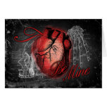 Gothic Heart Be Mine Greeting Cards