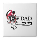 Gothic Heart New Dad T-shirts and Gifts Ceramic Tiles