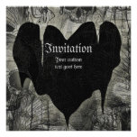 Gothic Heart Personalized Invitation