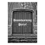 Gothic housewarming party custom announcements