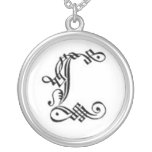Gothic Letter C Necklace