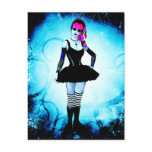 Gothic Lolita Ballerina Thorn Postcard