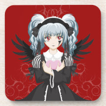 Gothic Lolita Beverage Coasters
