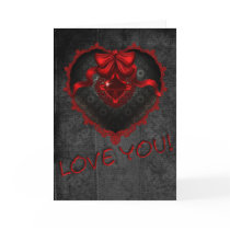 Gothic Love Greeting Cards