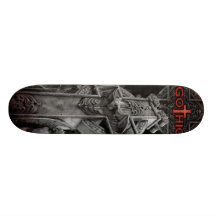 gothic_man custom skate board
