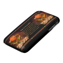 Gothic Pisces zodiac astrology by Valxart.com iPhone 3 Case