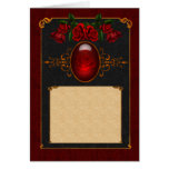 Gothic rose card