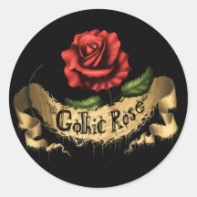 Gothic Rose Sticker
