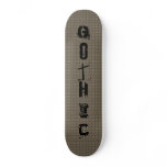 Gothic Rusted Metal Texture Pattern Skate Decks