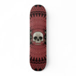 Gothic Skull Tribal Fractal Design: Skateboard #3