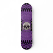 Gothic Skull Tribal Fractal Design: Skateboard #6