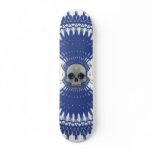 Gothic Skull Tribal Fractal Design: Skateboard #9