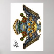 Gothic Skull with Guns and Bullets by Al Rio